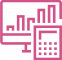 Icon of screen and calculator